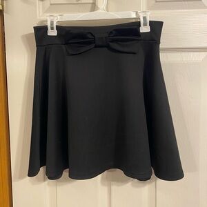 Charlotte Russe Black Bow Skirt